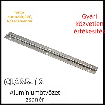 CL253-13 Alumíniumötvözet ablak- és szekrényajtó pánt, hajlítható, hosszított, vastag kivitel