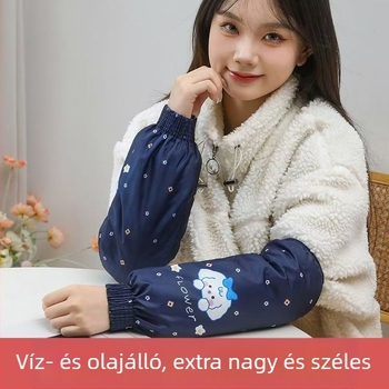 Hosszú PVC konyhai ujjvédők – uniszexek, vízállóak és olajállóak őszi-téli munkához