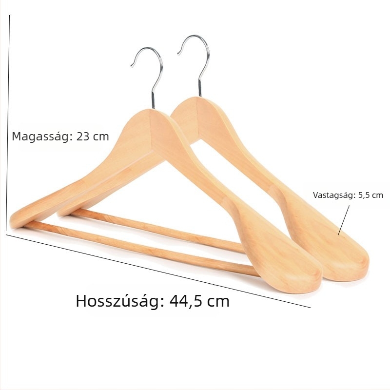 Masszív fa ruhatartó állvány – fa ruhafogas és szárító a háztartás számára