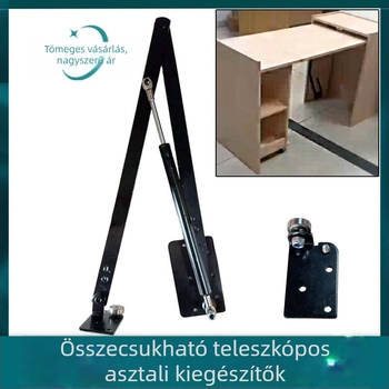 Multifunkcionális pneumatikus teleszkópos összecsukható asztali keret és kávéasztal állvány