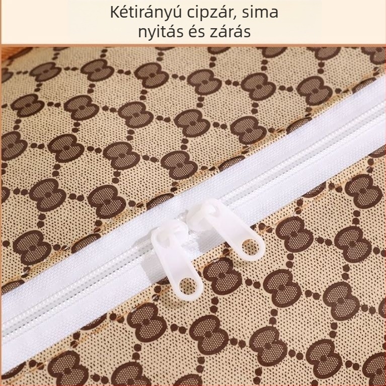 Extra nagy kapacitású paplan tároló táska – ágynemű és ruhák rendezésére