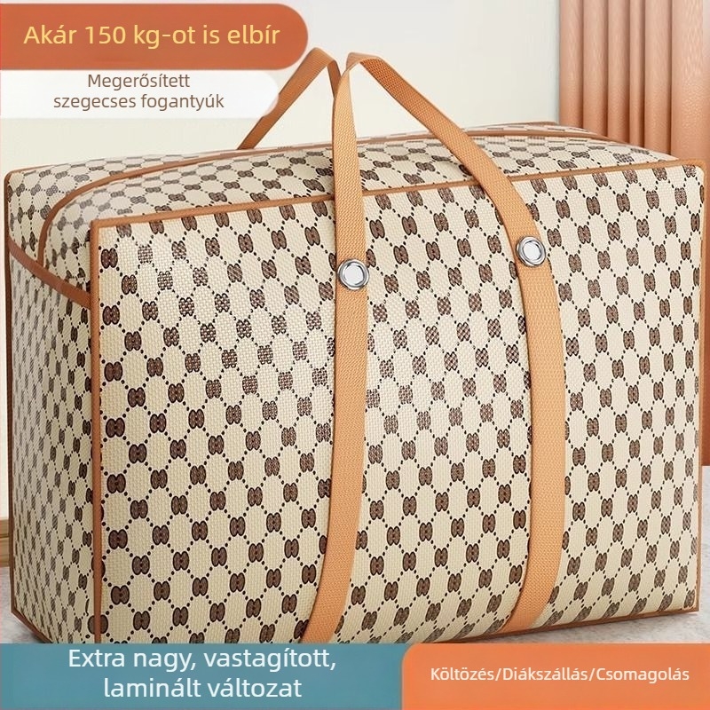 Extra nagy kapacitású paplan tároló táska – ágynemű és ruhák rendezésére