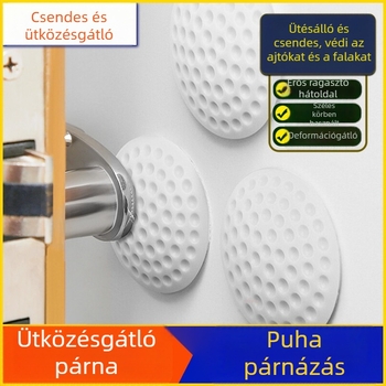 Minimalista szilikon ajtókilincs-ütköző párna, hátsó bufer, ütéscsillapító és csendes, nyom nélkül