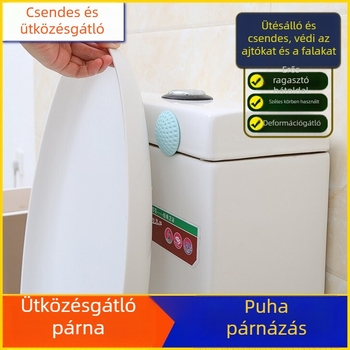 Minimalista szilikon ajtókilincs-ütköző párna, hátsó bufer, ütéscsillapító és csendes, nyom nélkül
