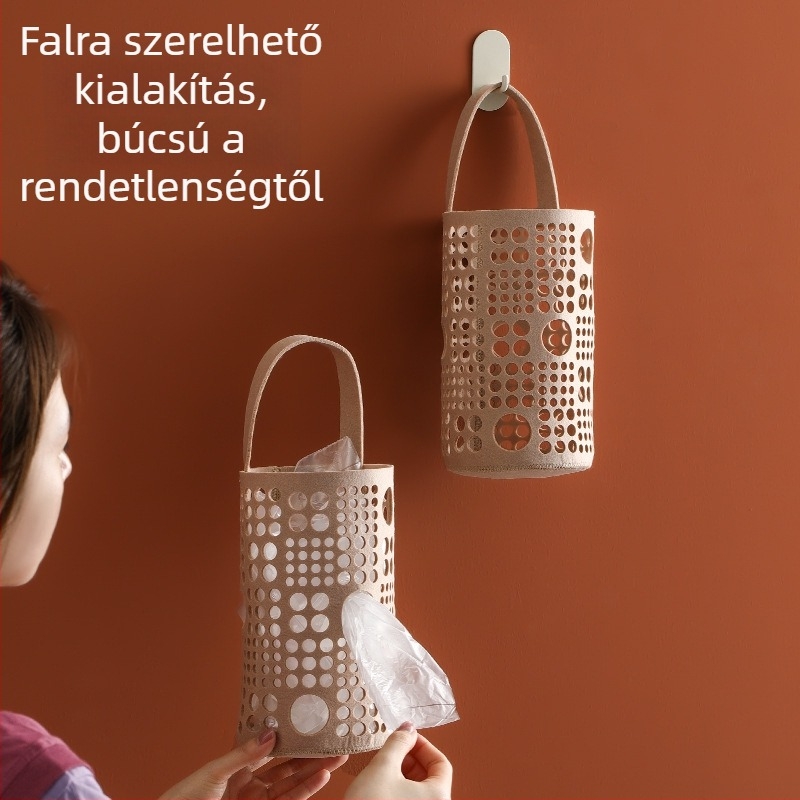 FaSoLa Akasztós Szemeteszsák Tároló – Konyhai Műanyag Zsák Szervező, Többfunkciós