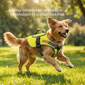 Kutyahám kontrasztos színű dizájnnal és mellkasi pánttal