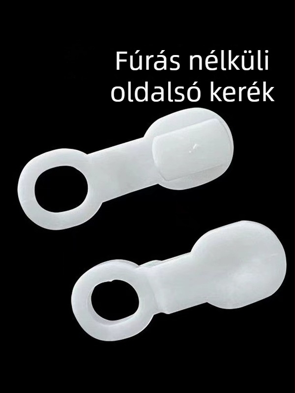 Öntapadós függöny sín csillapított görgőkkel, egyenes sín, felső- és oldalsó felszerelés, karikák és gyűrűk gyöngyös függönyökhöz