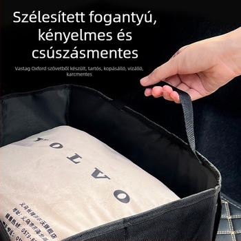 Összecsukható autócsomagtartó rendező – nagy kapacitású, többfunkciós tároló doboz