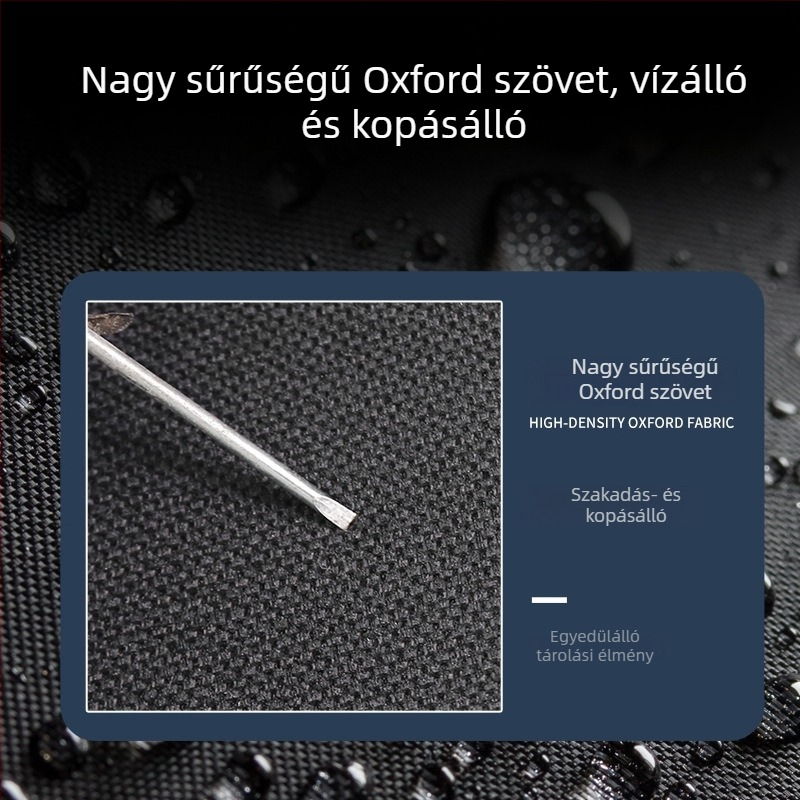Oxford anyagú autócsomagtartó tároló, nagy kapacitású szervező