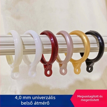 Fából készült függönygyűrűk vastagított gyűrűkkel, kompatibilis római rúddal, modern minimalista stílus