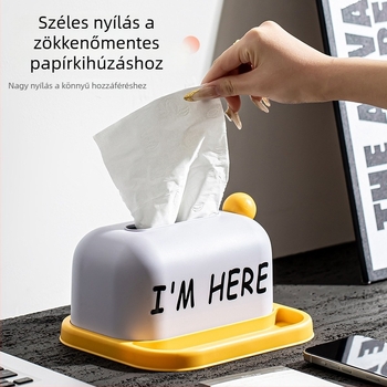 Dopamin papírzsebkendő-doboz nappaliba és étkezőbe, modern minimalistikus dizájn, aranyos karácsonyi stílus