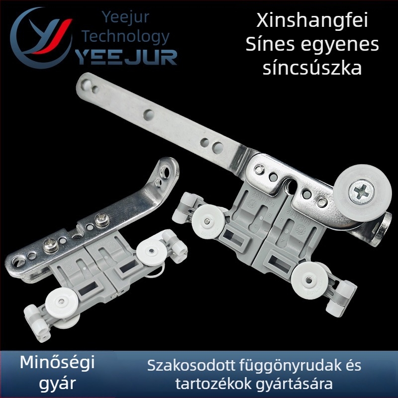 Shangfei elektromos függöny görgő kiegészítők, luxus görgő készlet sínhez