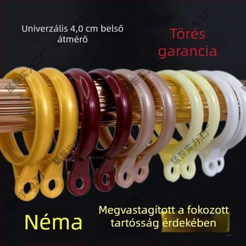 Tömörített, csendes függönygyűrűk római rúdhoz — felakasztó gyűrűk, rúdakasztók és függöny-kiegészítők