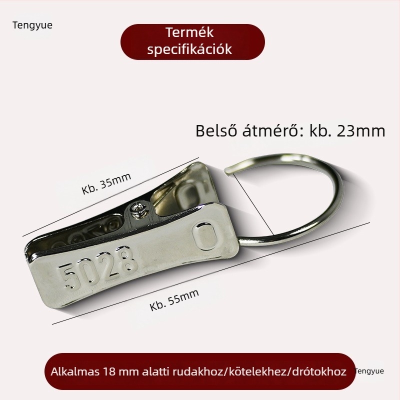 Függönyklipsz és horog készlet nyitott gyűrűkkel – fém gyűrűk zuhanyfüggönyhöz, kis clipok