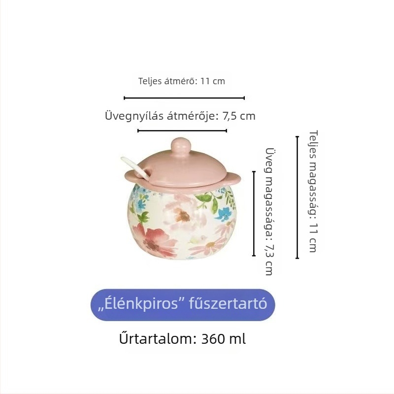 Kerámiás fűszertartó kínai stílusban