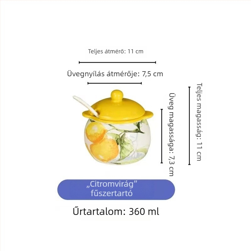 Kerámiás fűszertartó kínai stílusban