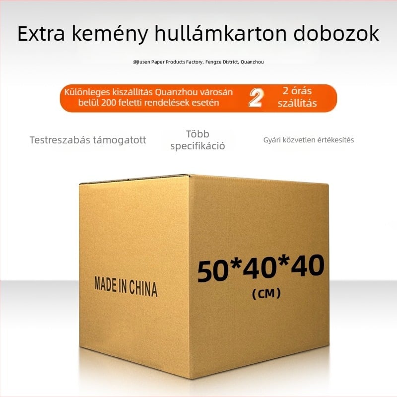 Öt‑rétegű extrakemény költöző doboz, külső doboz csomagoláshoz, tároláshoz és logisztikához, nyomásálló