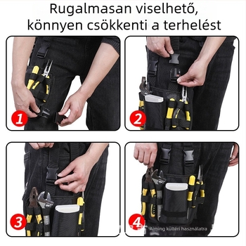 Hordozható szerszámöv, multifunkcionális szerszámtáska javításokra