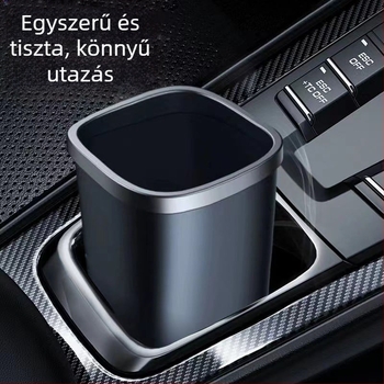 Autó belső kuka 800 ml, karfához illeszkedő hordozható tároló