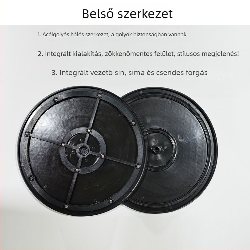 20 cm átmérőjű körkörös, vastag műanyag forgó platform bemutatóhoz