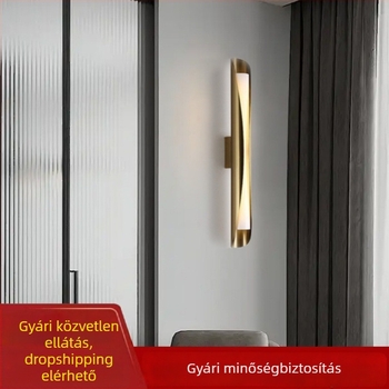 Fényűzően minimalist falikar villa lépcsőházhoz, nordikus stílus, előszoba, folyosó, nappali és erkély.