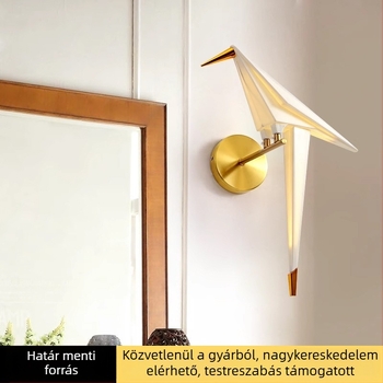 Papírdaru falikar – LED, nordikus stílus, hálószoba, lépcsőház és étkező számára