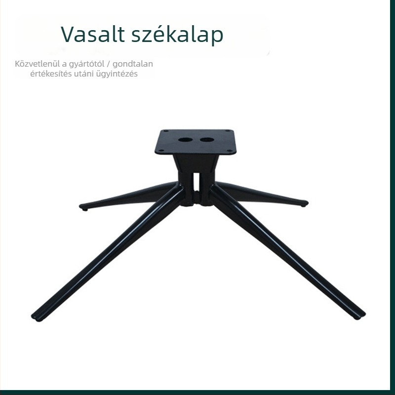 Sütőben lakkozott vasból készült kanapé alapváz, négy lábú, irodai és pihenőszékekhez