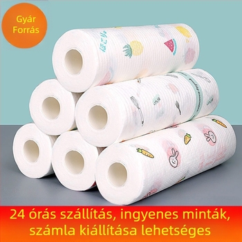 Konyhai egyszer használatos törlőkendők, nedvszívóak, olajállóak, könnyen tisztíthatók, vastagított nem szövött anyag