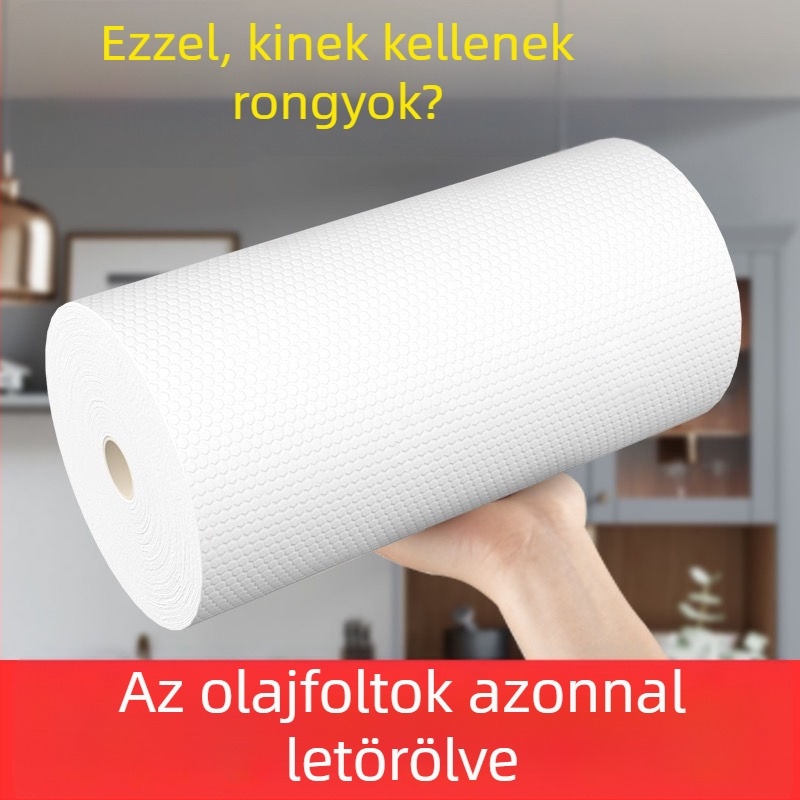 Konyhai egyszer használatos törlőkendők, nedvszívóak, olajállóak, könnyen tisztíthatók, vastagított nem szövött anyag