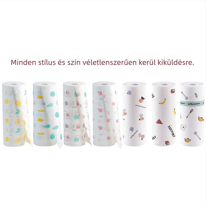 Konyhai egyszer használatos törlőkendők, nedvszívóak, olajállóak, könnyen tisztíthatók, vastagított nem szövött anyag