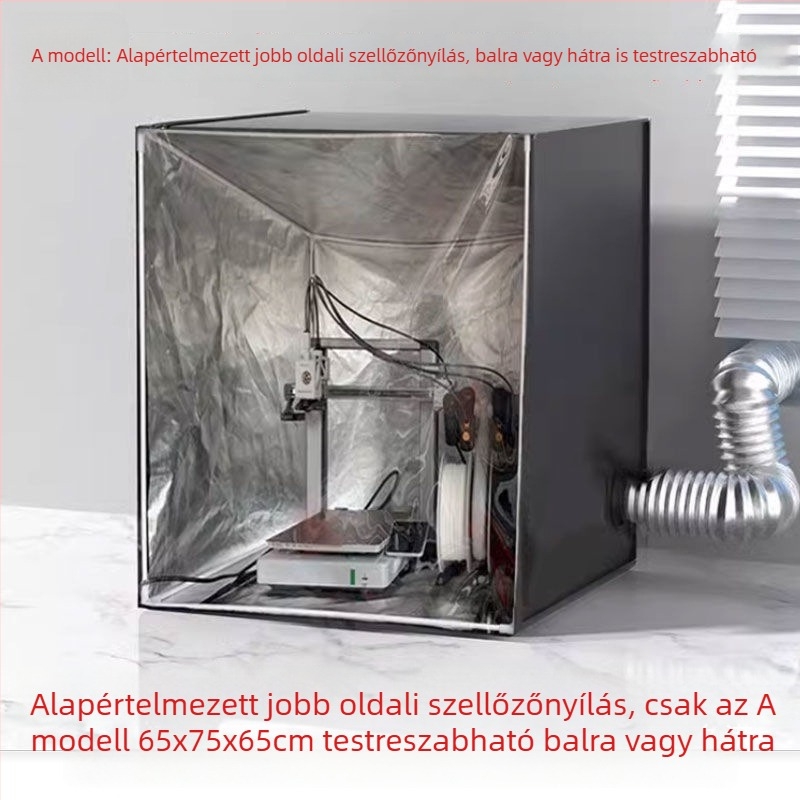 3D nyomtató hőszigetelő burkolat Tuozhu A1 Lite P1, porzáró szellőződoboz, magas hőállóság