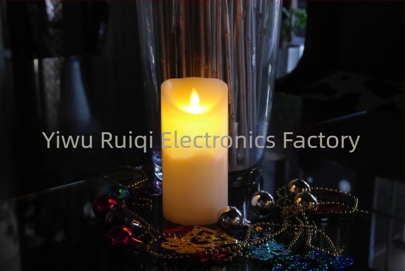 Hengeres LED gyertya lengő mozgással, elektronikus gyertya otthoni és esküvői dekorációhoz, Buddha lámpa