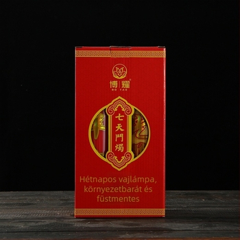 Füstmentes, illatmentes növényi vajgyertya a Buddha lámpához, hosszú élettartamú hengeres gyertya 3, 7 vagy 15 napra