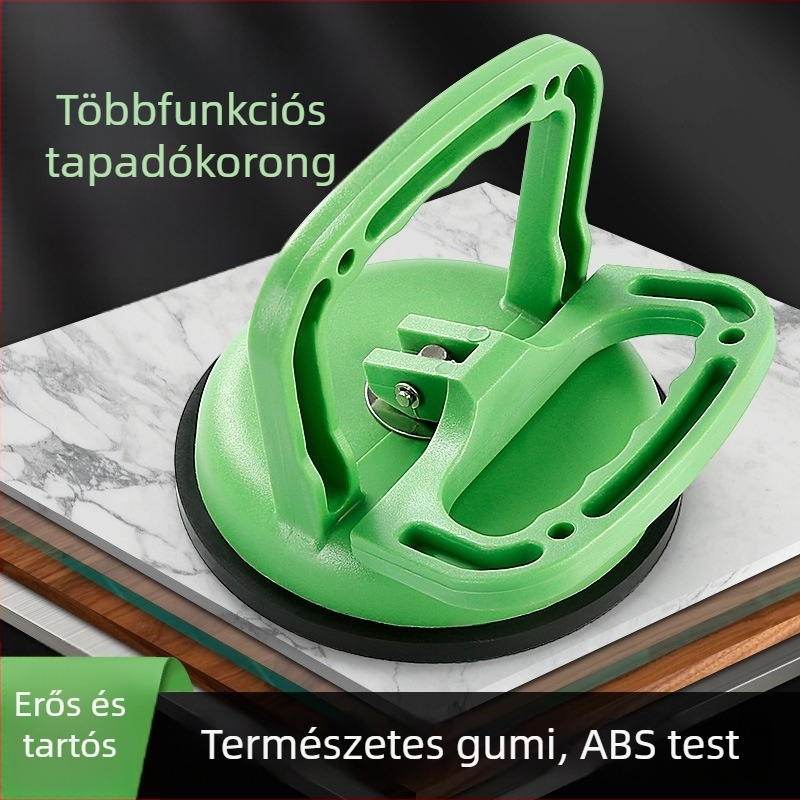 Üveg vákuumos emelő, erős szívóerővel, fix kialakítás, nehéz, kompakt eszköz csempékre és üvegfelületekre