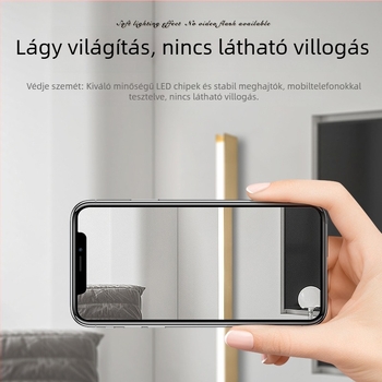 Modern belső falikar lépcsőkhez; hosszú LED-sáv világítás villa külső falaira, kapukhoz és udvari oszlopokhoz.