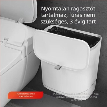 Fali szemetes fedővel – fürdőszobába, mosdóba, konyhába és nappaliba