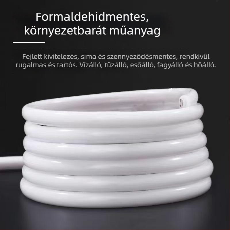 360°-os kerek LED szalag, 220V, kültéri vízálló, általános mérnöki megvilágítás