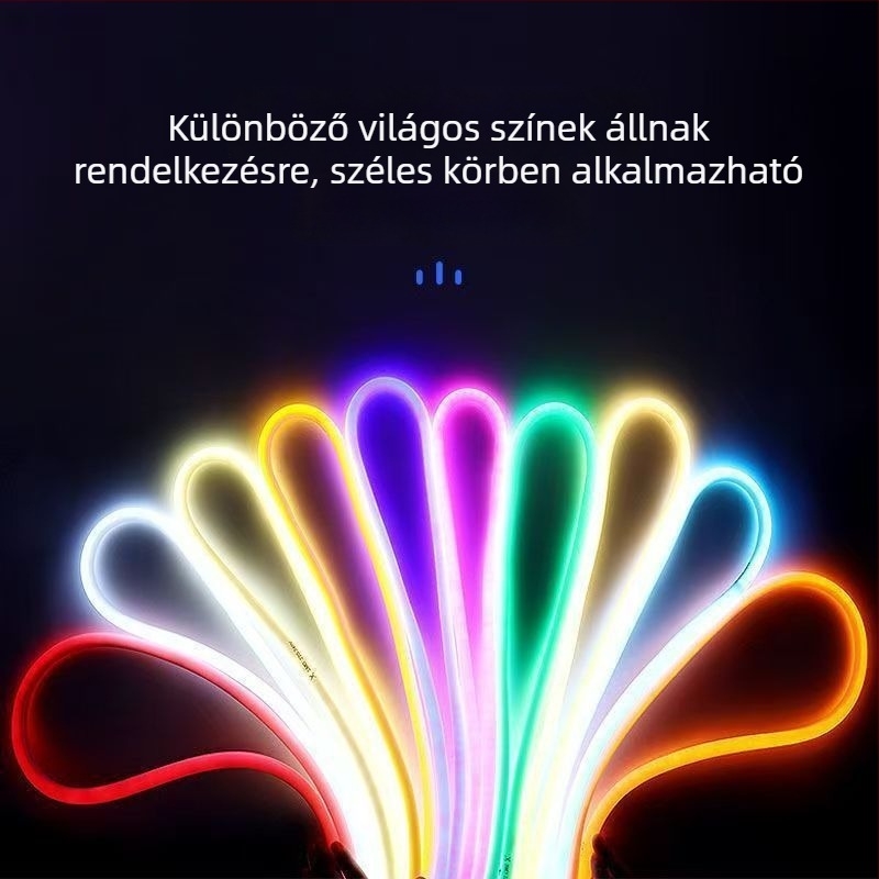 360°-os kerek LED szalag, 220V, kültéri vízálló, általános mérnöki megvilágítás