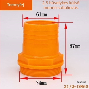 Műanyag csatlakozó: 2 hüvelykről 1 hüvelykre/1,5 hüvelykre merülő szivattyúk kimeneti adapterhüvely