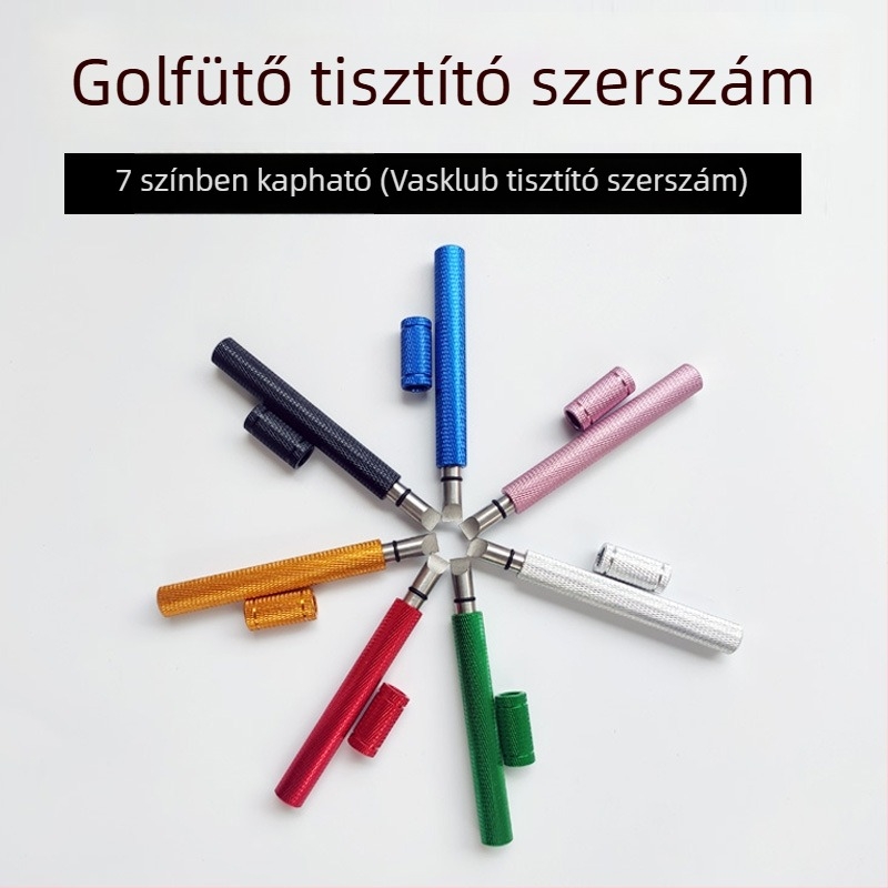 Rozsdamentes acél golfforgó- és horonytisztító eszköz