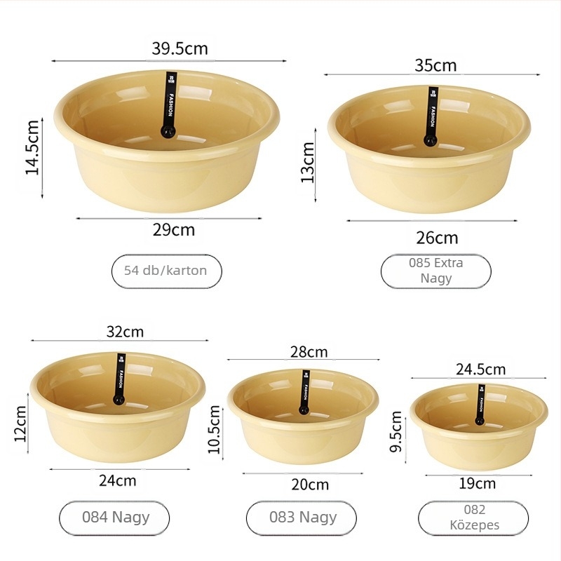 Átlátszó műanyag mosóedény - többfunkciós mosóedény arcápolásra, gyerekeknek, zöldségek mosására és lábfürdőre