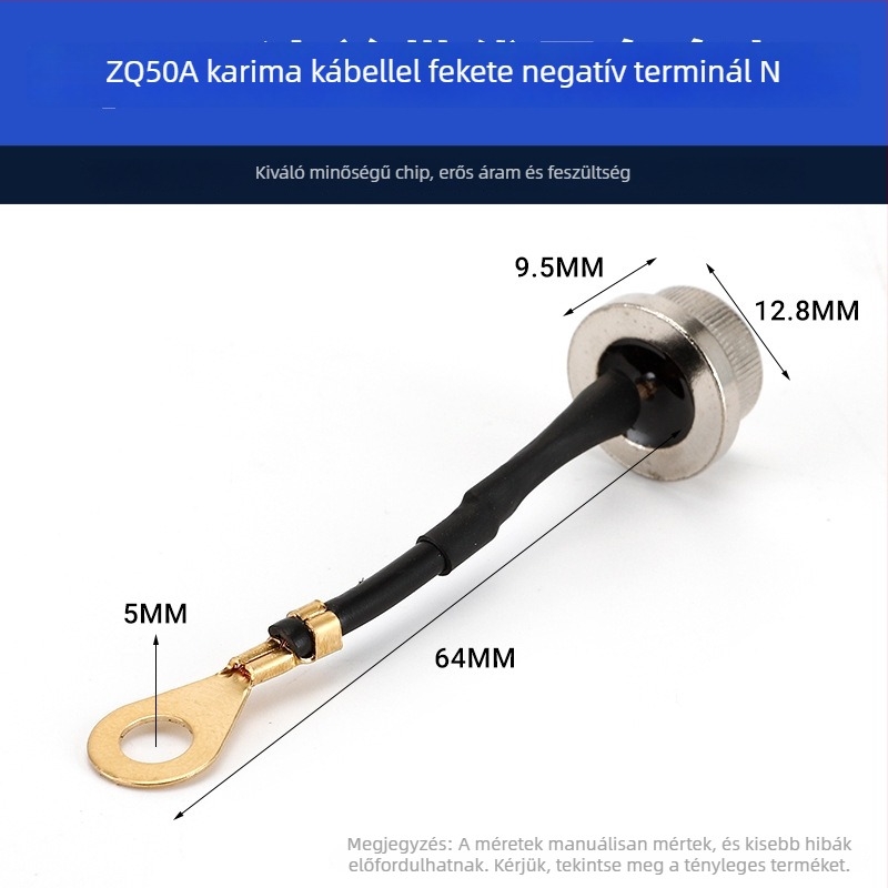 ZQ50AZQ-H csavaros felfogatású dióda, 50A, híd dióda hegesztőgépekhez