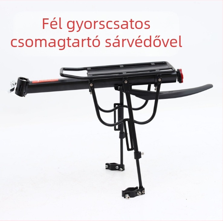 Licheng alumíniumötvözetű gyorskioldós hátsó kerékpárrack sárvédővel, mountain bike-hoz