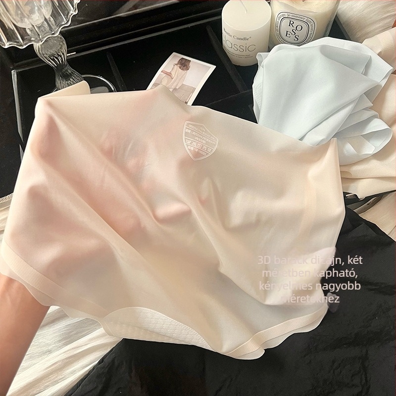 Peach Dona ultra vékony jégselyem bugyi, bőrérzet, csúszásmentes, lélegző, középső deréktáji, háromszög szabású nőknek