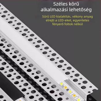 220V LED-szalag, háromszínű, háromsoros kivitel, ultra fényes, vízálló kültéri és beltéri dekorációhoz, lineáris kivitel