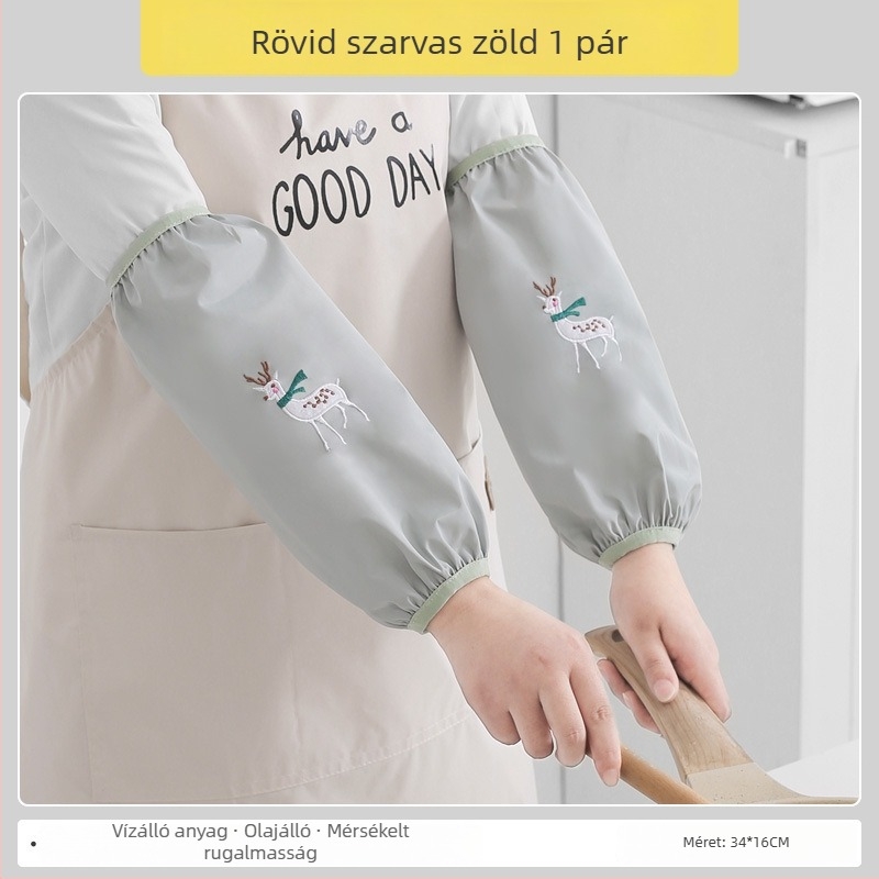 Főzőkesztyű hosszú ujjú kivitel, olajfröccsenések elleni védelem és égésvédő, meghosszabbított változat, nőknek és férfiaknak