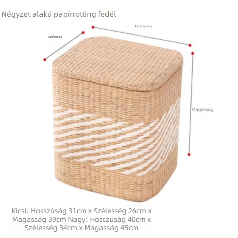 Rattan szövésű tároló szék fa alapú, bejárati, többfunkciós ülő- és cipőtároló