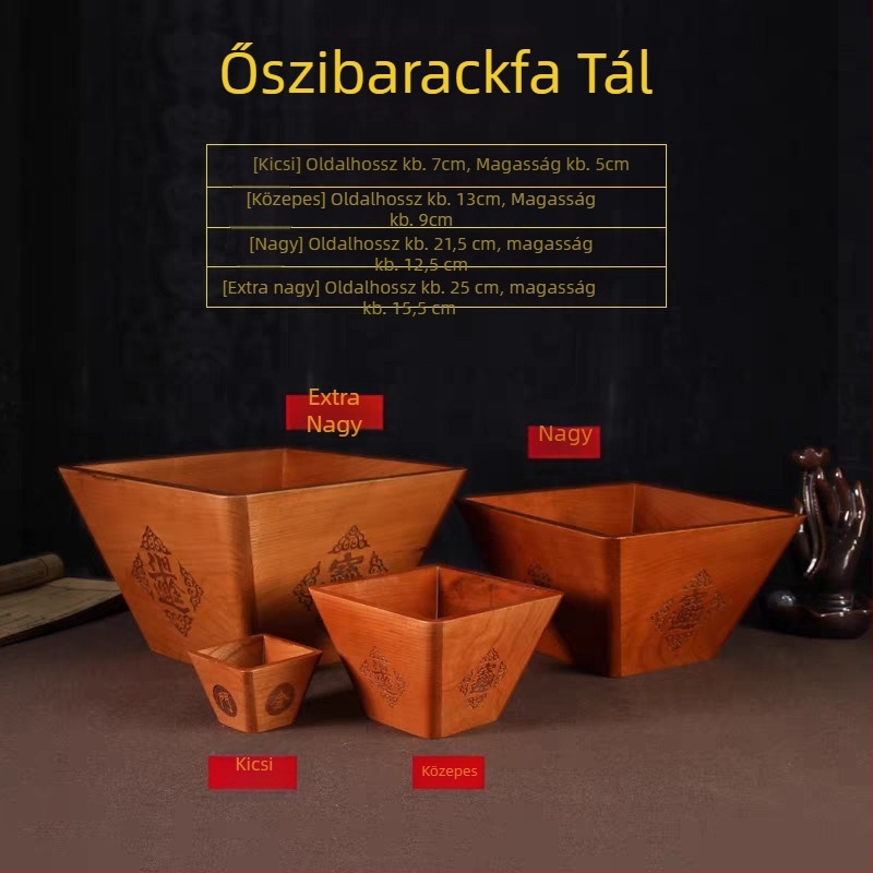 Őszibarackfa faragott dísz – esküvői és megnyitó ajándék, otthoni dekoráció, őszibarackfa kanál.