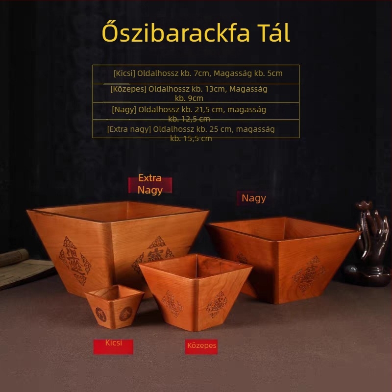 Őszibarackfa faragott dísz – esküvői és megnyitó ajándék, otthoni dekoráció, őszibarackfa kanál.