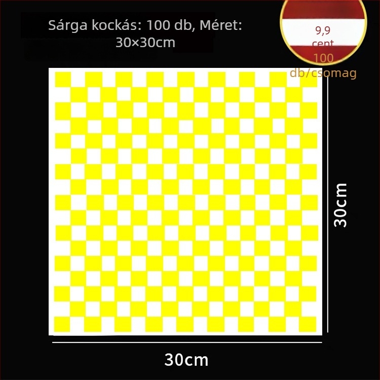 Olajfelszívó sütőpapír tepsialátét, 26×36 cm